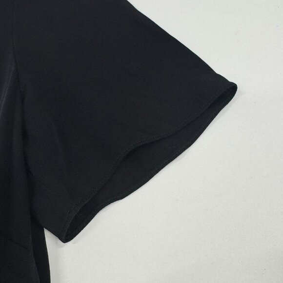 Dolce & Gabbana Black Silk Short-Sleeve Top - Picture 3 of 7